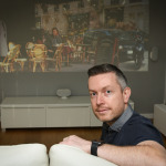 Paul Williams' new home office and micro-cinema