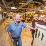 Sea Shanty Cafe managing director Phil Brown, left, with co- Neil Gitton, right