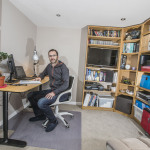 Stuart Haynes, a systems accountant for a global banking firm, swapped the daily commute along the M56 into Manchester for an office in the garden of his home in scenic Flintshire